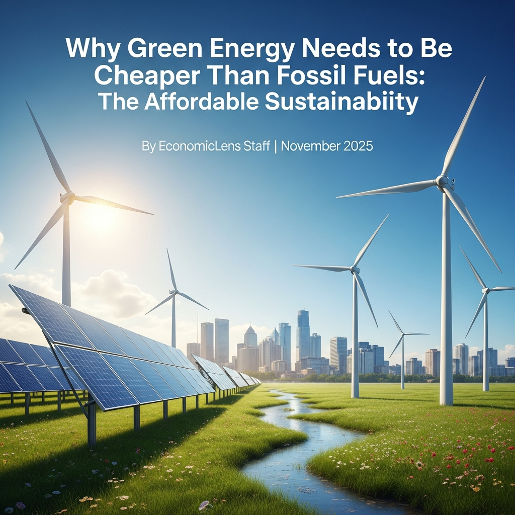 green energy, fossil fuels